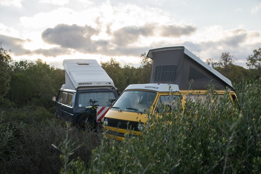 Ein Traum: Campen in der Natur