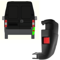 Stoßstange für Fiat Ducato 2002 - 2006 hinten...