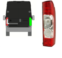 Heckleuchte für Fiat Ducato 2006 - 2014 hinten rechts