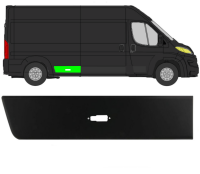 Seitenleiste für Fiat Ducato 2018 - 2021 hinten rechts