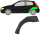 Radlauf für Fiat Punto II 3 Türer 1999 - 2010 links