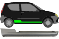 Vollschweller für Fiat Seicento 1998 - 2010 rechts
