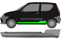 Vollschweller für Fiat Seicento 1998 - 2010 links