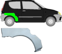 Radlauf für Fiat Seicento 1998 - 2010 rechts