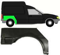 Radlauf für Ford Courier 1989 - 1995 rechts