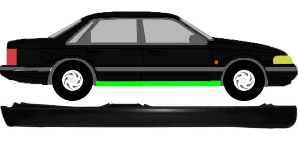 Vollschweller für Ford Scorpio 1985 - 1994 rechts