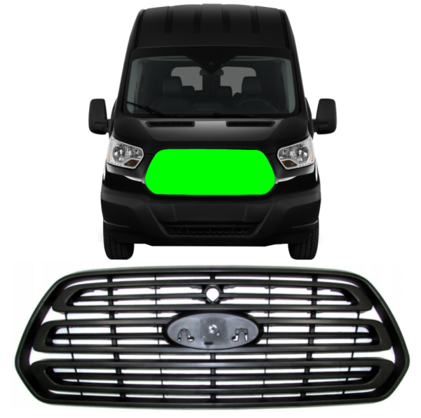 Kühlergrill Kühlergitter schwarz für Ford Transit 2014 - 2021 vorne