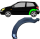 Radlauf für Hyundai Getz 3 Türer 2002 - 2010 links