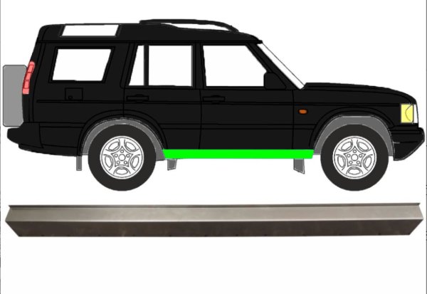 Schweller für Land Rover Discovery 1989 – 2004 rechts