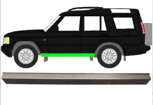 Schweller für Land Rover Discovery 1989 – 2004 links
