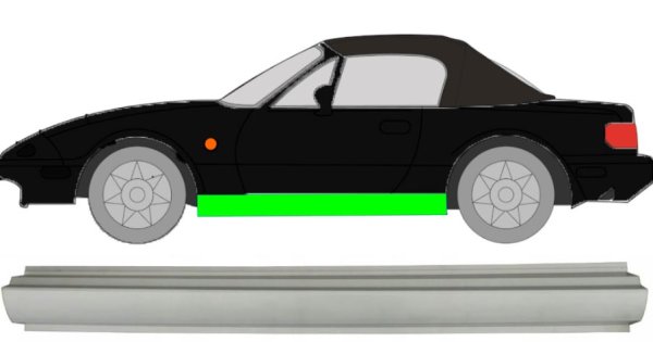 Schweller für Mazda MX - 5 1989 - 1998 links