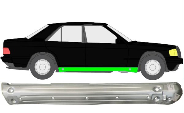 Vollschweller für Mercedes W201 190 1982 - 1993 rechts