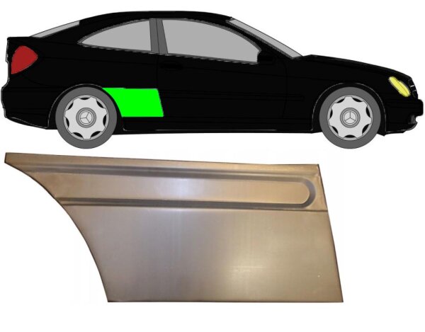 Kotflügel für Mercedes CL 203 2000 - 2008 hinten rechts