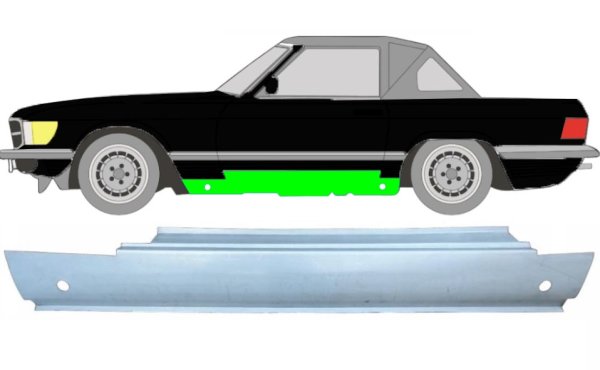 Vollschweller für Mercedes SL R107 1971 – 1989 links