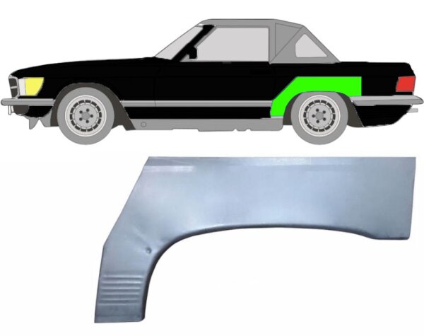 Radlauf für Mercedes SL R107 1971 – 1989 links