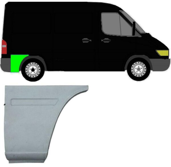 Kotflügel für Mercedes Sprinter kurzer Radstand 1995 – 2006 hinten rechts