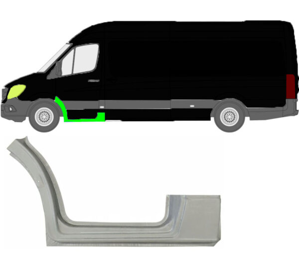 1/3 Schweller für Mercedes Sprinter 2006 – 2021 vorne links