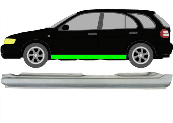 Vollschweller für Nissan Almera N16 1999 – 2007 links