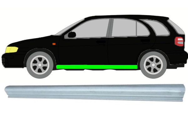Schweller für Nissan Almera N16 1999 – 2007 links