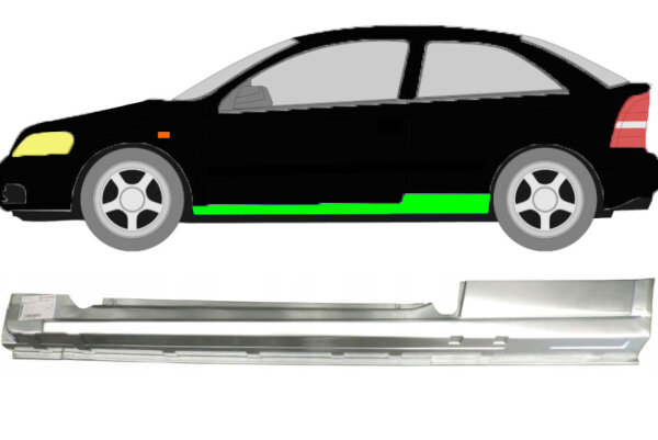 Schweller für Opel Astra G 1998 – 2009 3 Türer links