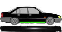 Schweller für Opel Omega A 1986 – 1993 rechts