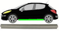 Schweller für Peugeot 207 2006 – 2013 links