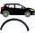 Radlaufverbreiterung für Renault Captur 2013 – 2020 hinten rechts