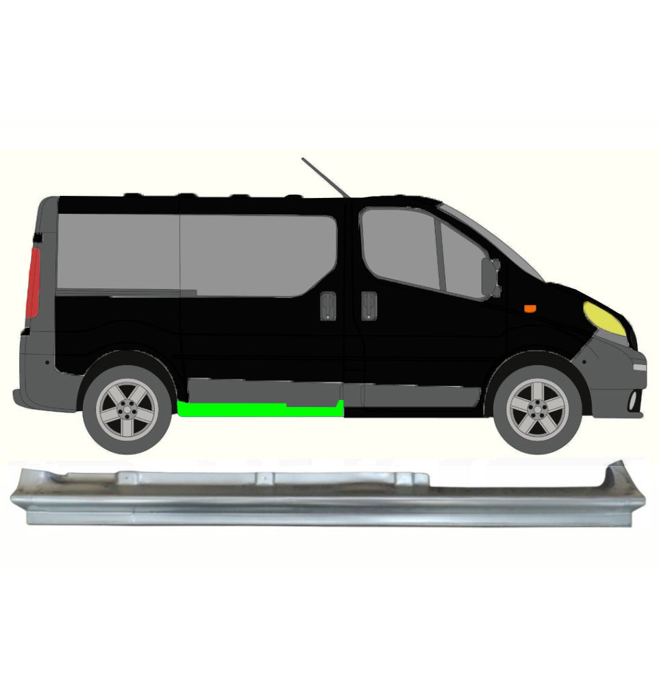 Schiebetür Schweller für Renault Trafic 2001 – 2014 rechts, 104,00 €