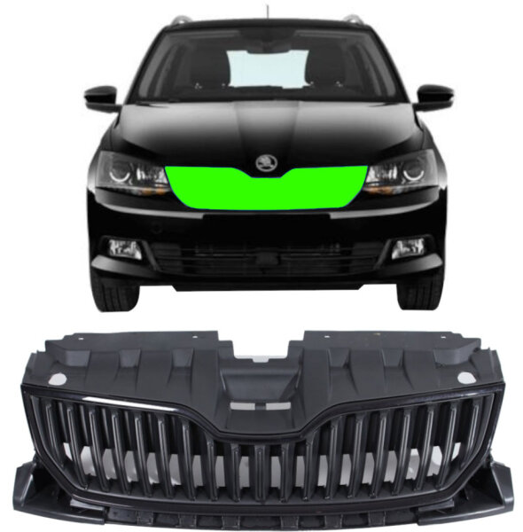 Stoßstangenschutz hinten schwarz Basic KI-R Škoda Fabia III htb