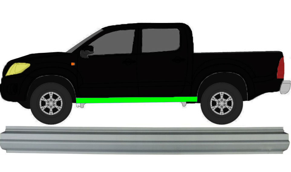 Schweller Reparaturblech / Rechts = Links Toyota Hi Produktbild-Vorschau 10