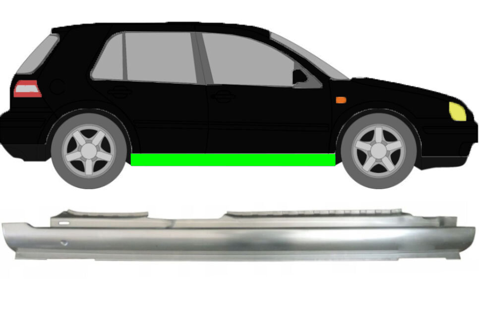 Schweller für Volkswagen Golf 4 5 Türer 1997 2006 rechts, 120,00