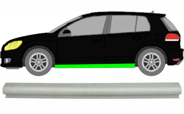 Für VW Golf VI 2010-2013 Pulse Chrom Einstiegsleisten Türschweller
