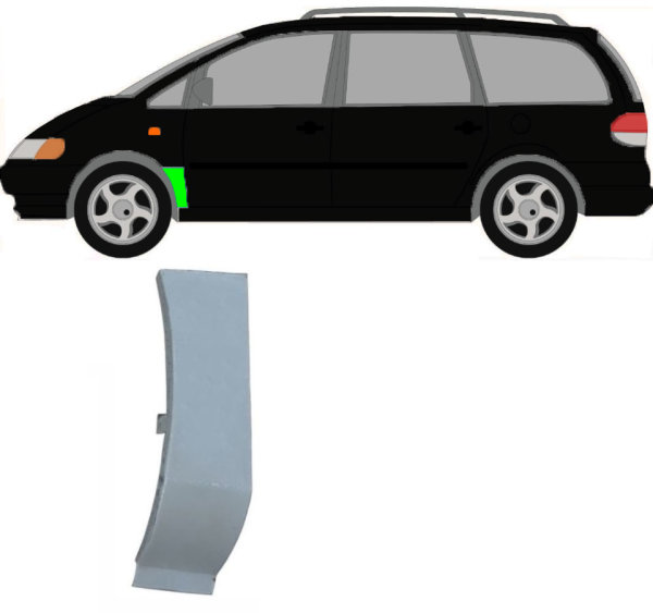 Türfensterheber Für VW Für Sharan 1995-2010 Tür Vorne Links Auto