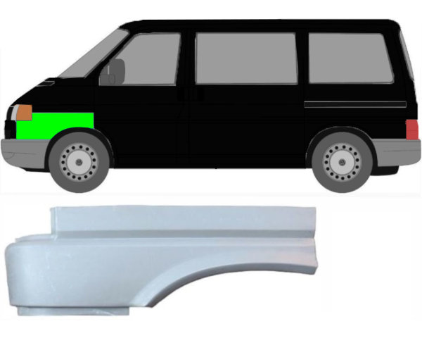 Frontleiste unter Windschutzscheibe für Transporter T4 1990 – 2003, 1