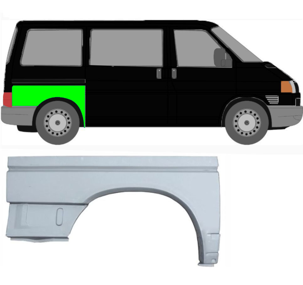 Für Volkswagen Transporter T4 1990- Vorne Innen Kotflügel