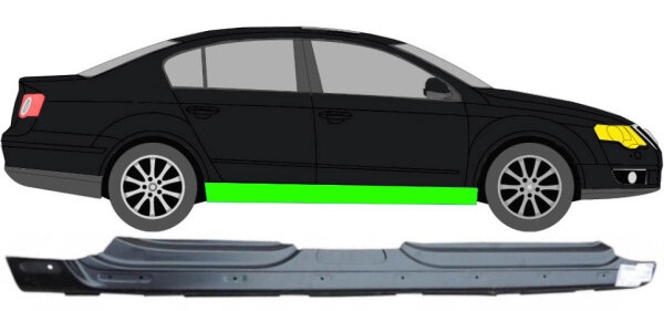 Vollschweller für Volkswagen Pasat B6 2005 – 2010 rechts