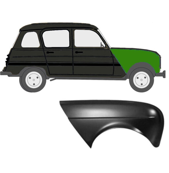 Kotflügel für Renault 4 1962- 1993 rechts