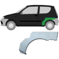 Hinterer Radlauf für Fiat Seicento 1998-2010 links