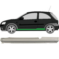 Schweller für Opel/Vauxhall Corsa C 2003-2010 links...