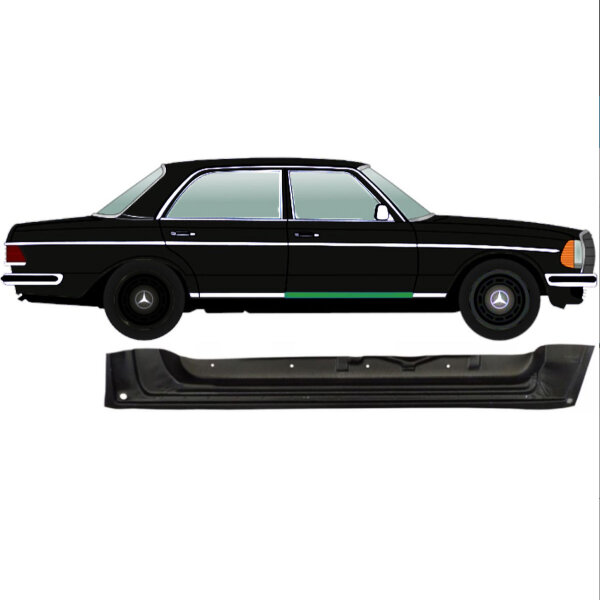 Inneres Vordertürblech für Mercedes W123 1975-1985 rechts