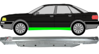 Vollschweller für Audi 80 B3 1986 - 1991 links