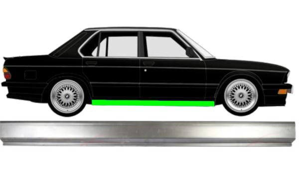 Schweller für BMW 5er E28 1981 - 1987 rechts