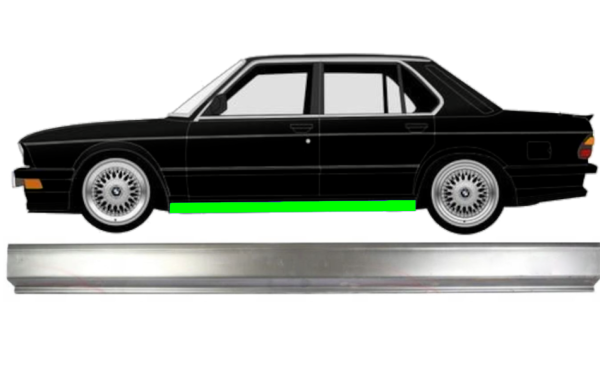 Schweller für BMW 5er E28 1981 - 1987 links