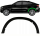 Radlaufverbreiterung für BMW X6 F16 2014 - 2019 links hinten