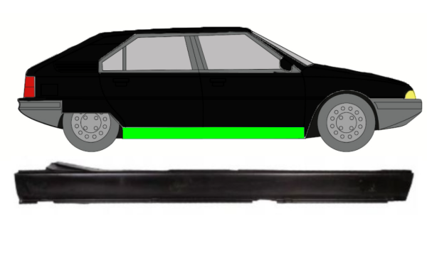 Vollschweller für Citroen BX 1982 - 1994 rechts