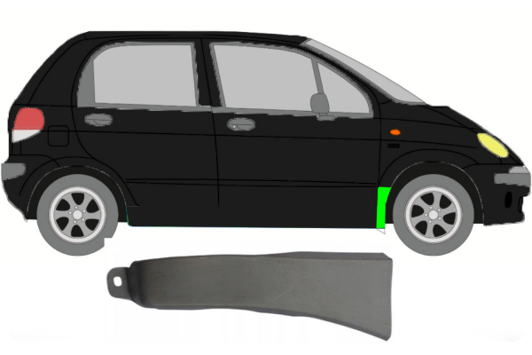 Kotflügel für Daewoo Matiz 1998 - 2008 vorne rechts