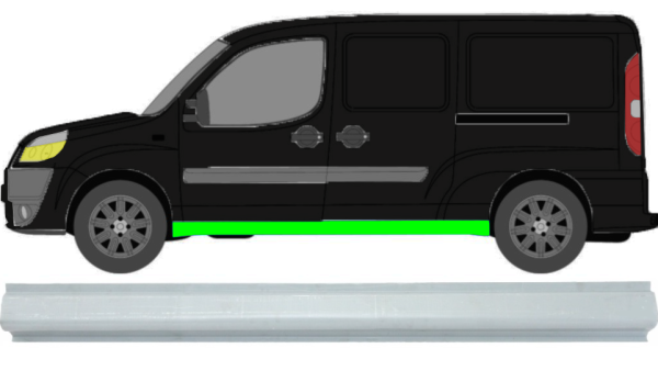 Schweller für Fiat Doblo Maxi 2001 - 2010 links